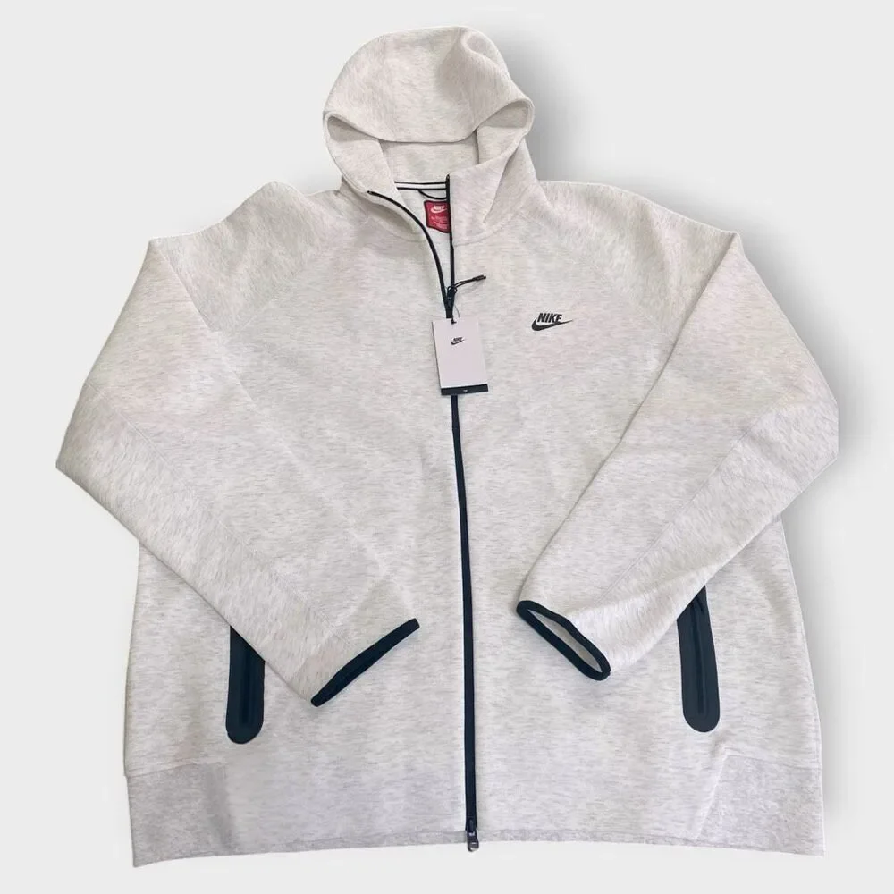 Nike Sportswear Tech Fleece Windrunner Heather Gray Hoodie Mens size 2XL-Tall